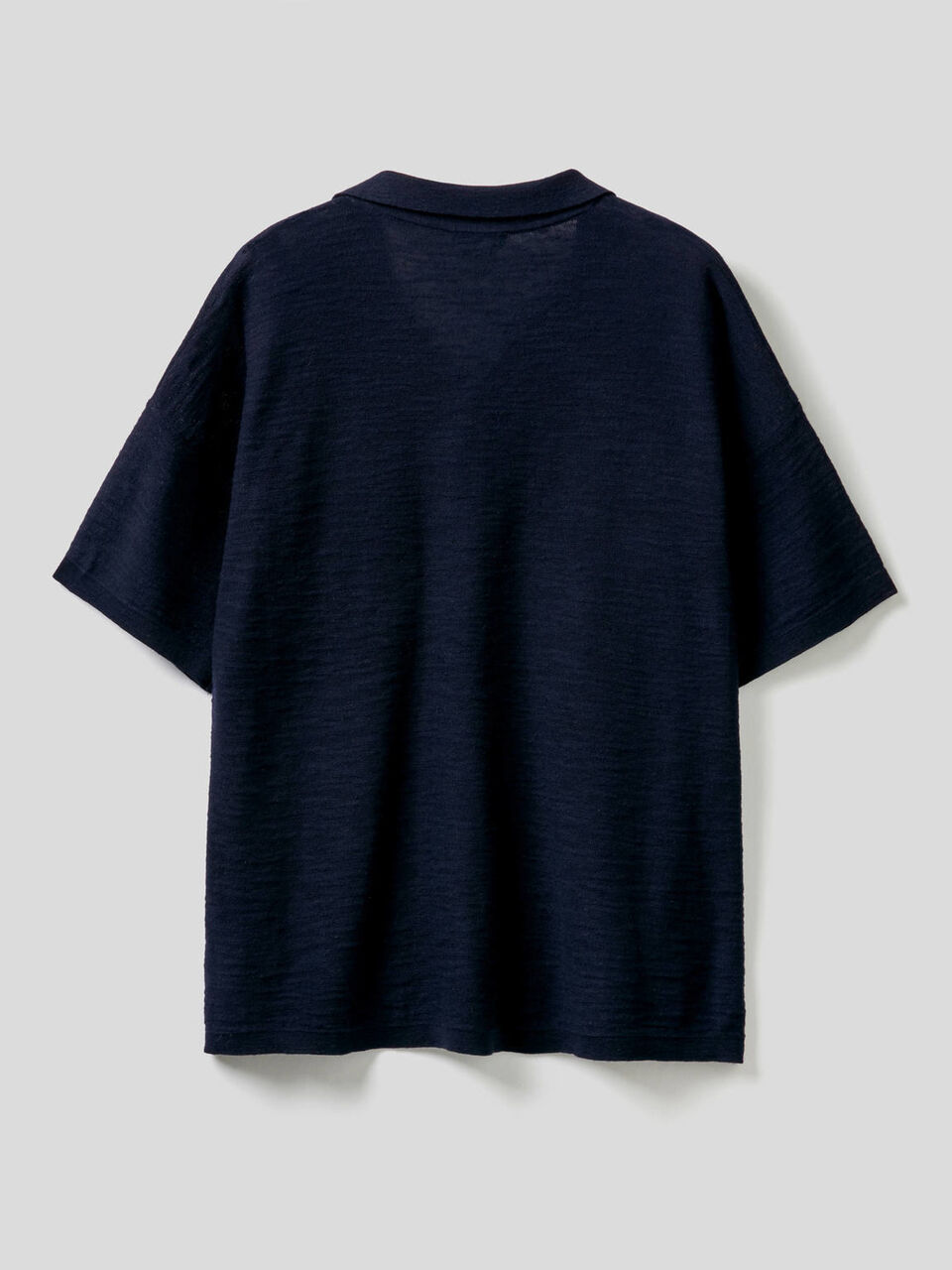 Polo in linen blend cotton image number 2