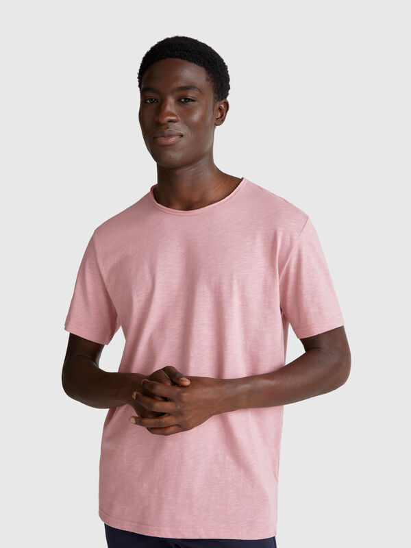 Slub cotton t-shirt Men