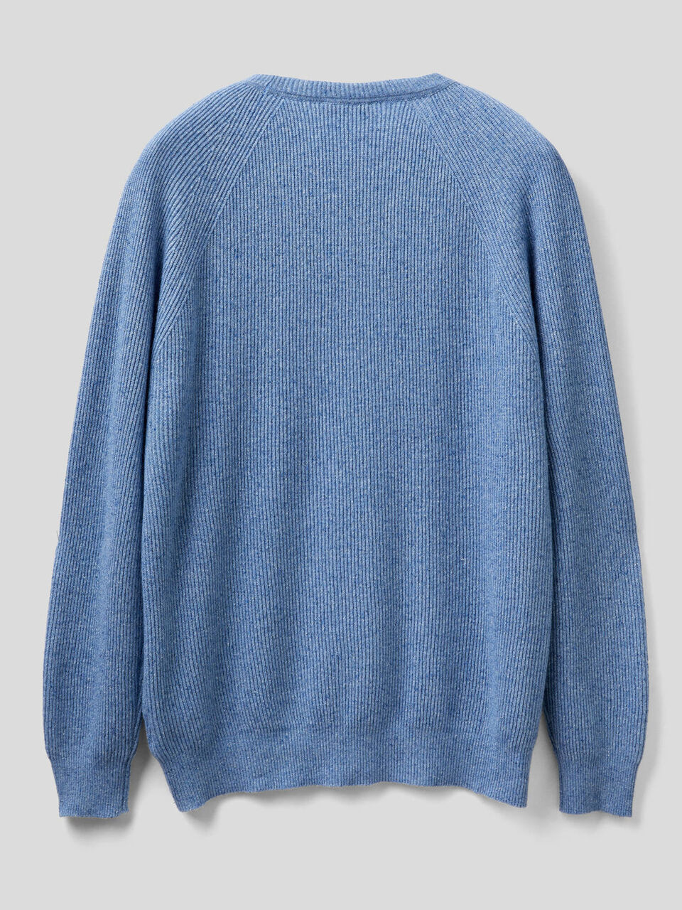 Ribbed wool and silk blend sweater image number 2