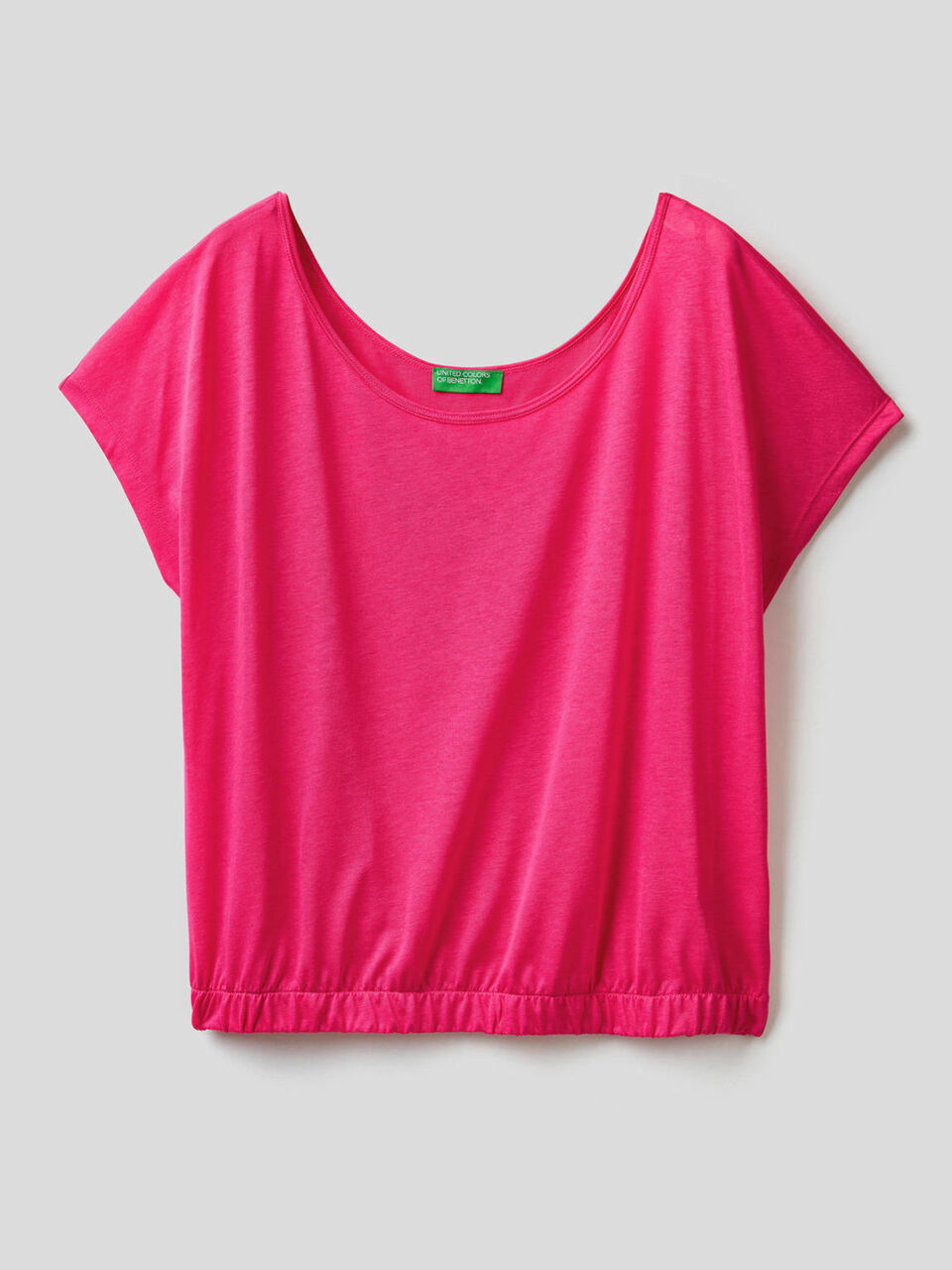 Flowy blouse with round neck image number 1