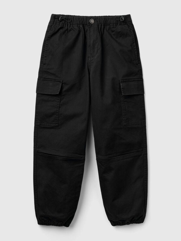 Parachute trousers in stretch cotton Junior Boy