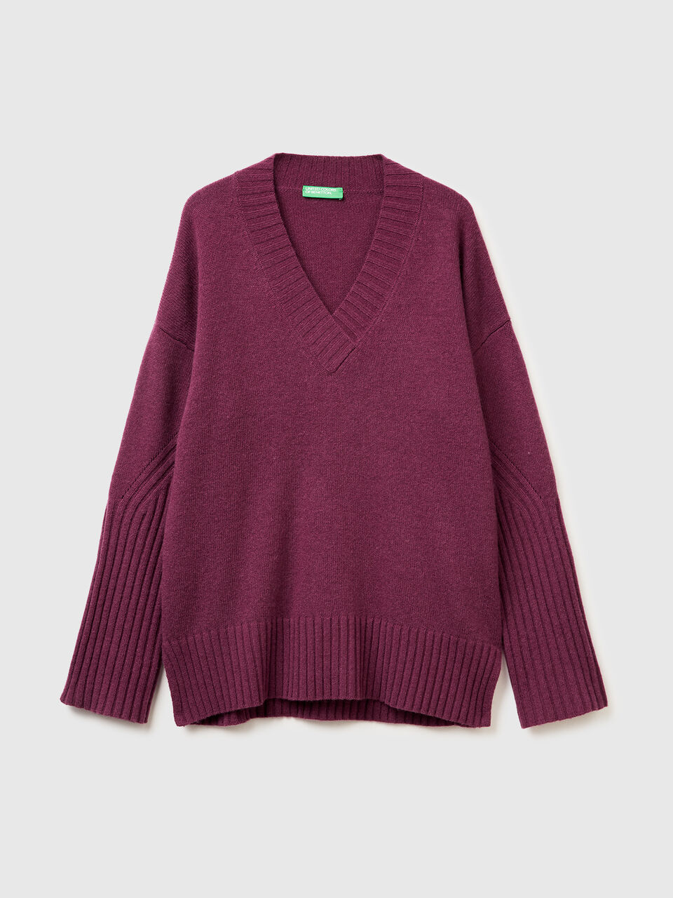 V NECK SWEATER L/S Women image number 1