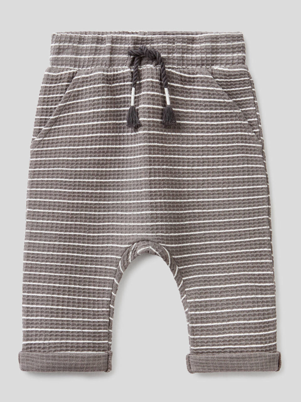 Striped trousers in organic cotton image number 1