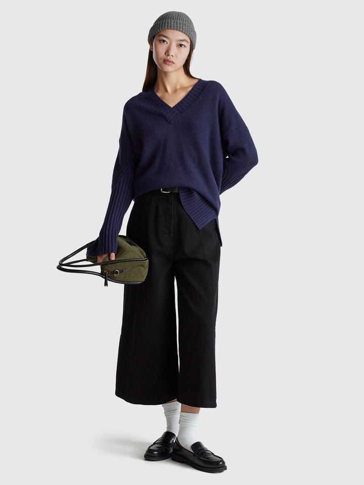 V NECK SWEATER L/S Women