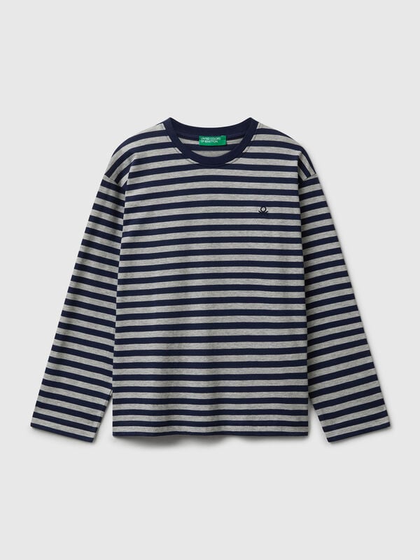 Long sleeve striped t-shirt Junior Boy