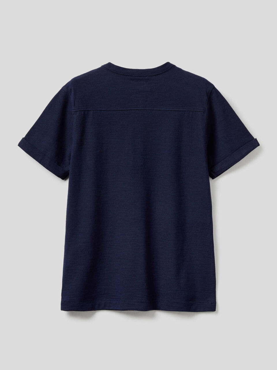 Henley t-shirt in pure cotton image number 2