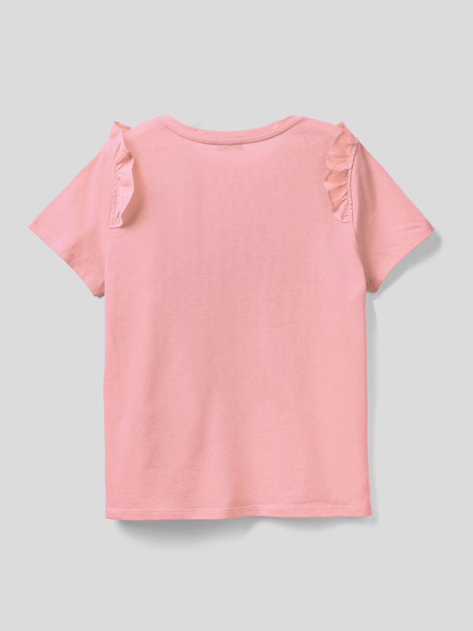 T-shirt in 100% cotton with rouches image number 2