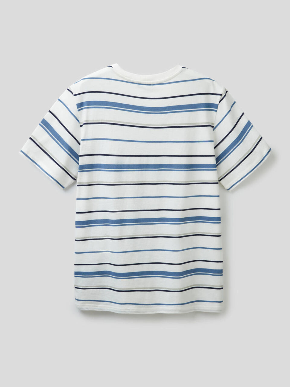 Striped t-shirt in 100% cotton image number 2