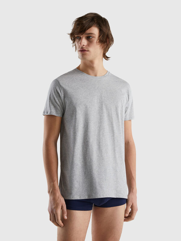 Long fiber cotton t-shirt
