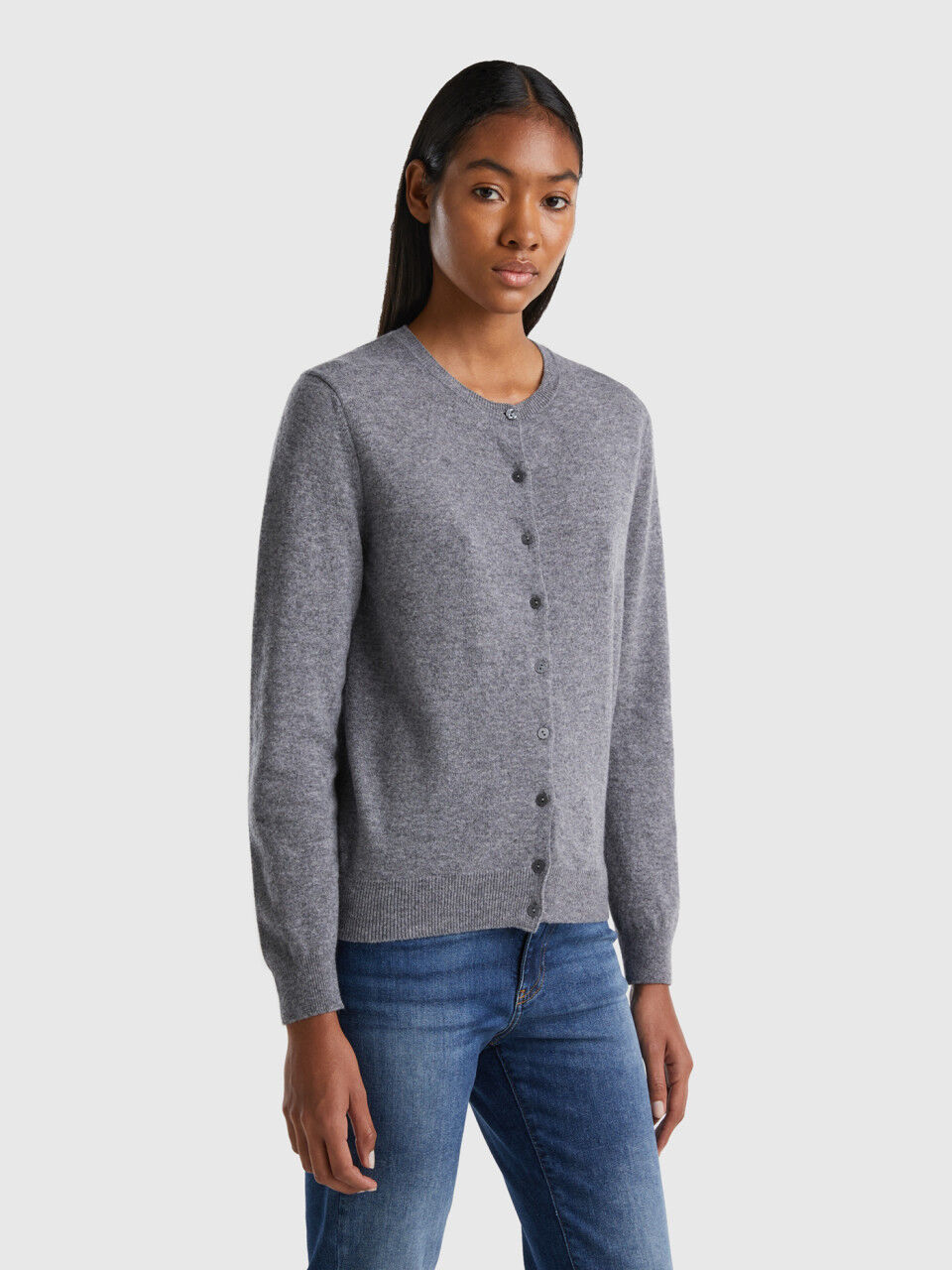 Womens hotsell gray cardigan