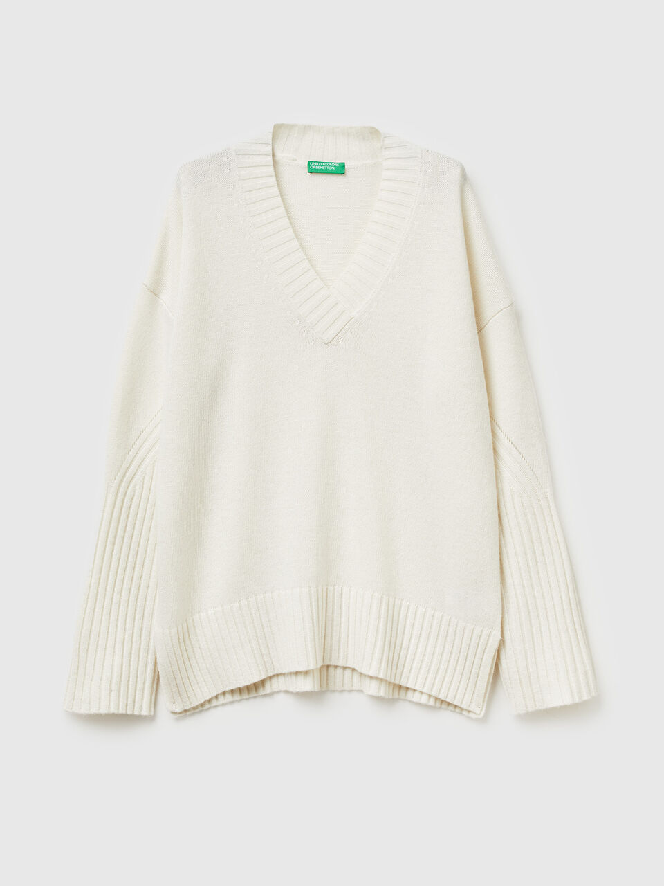 V NECK SWEATER L/S Women image number null