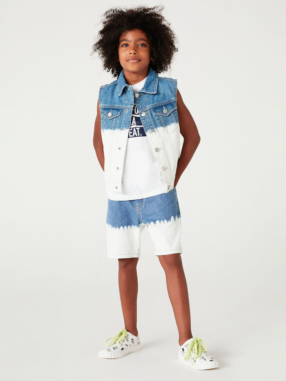 Denim vest image number 1