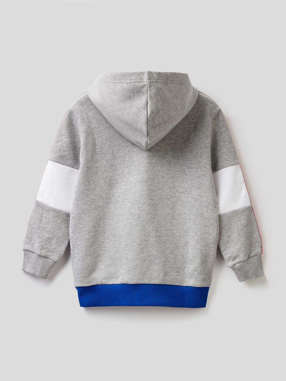 Color block sweatshirt in pure cotton image number 2