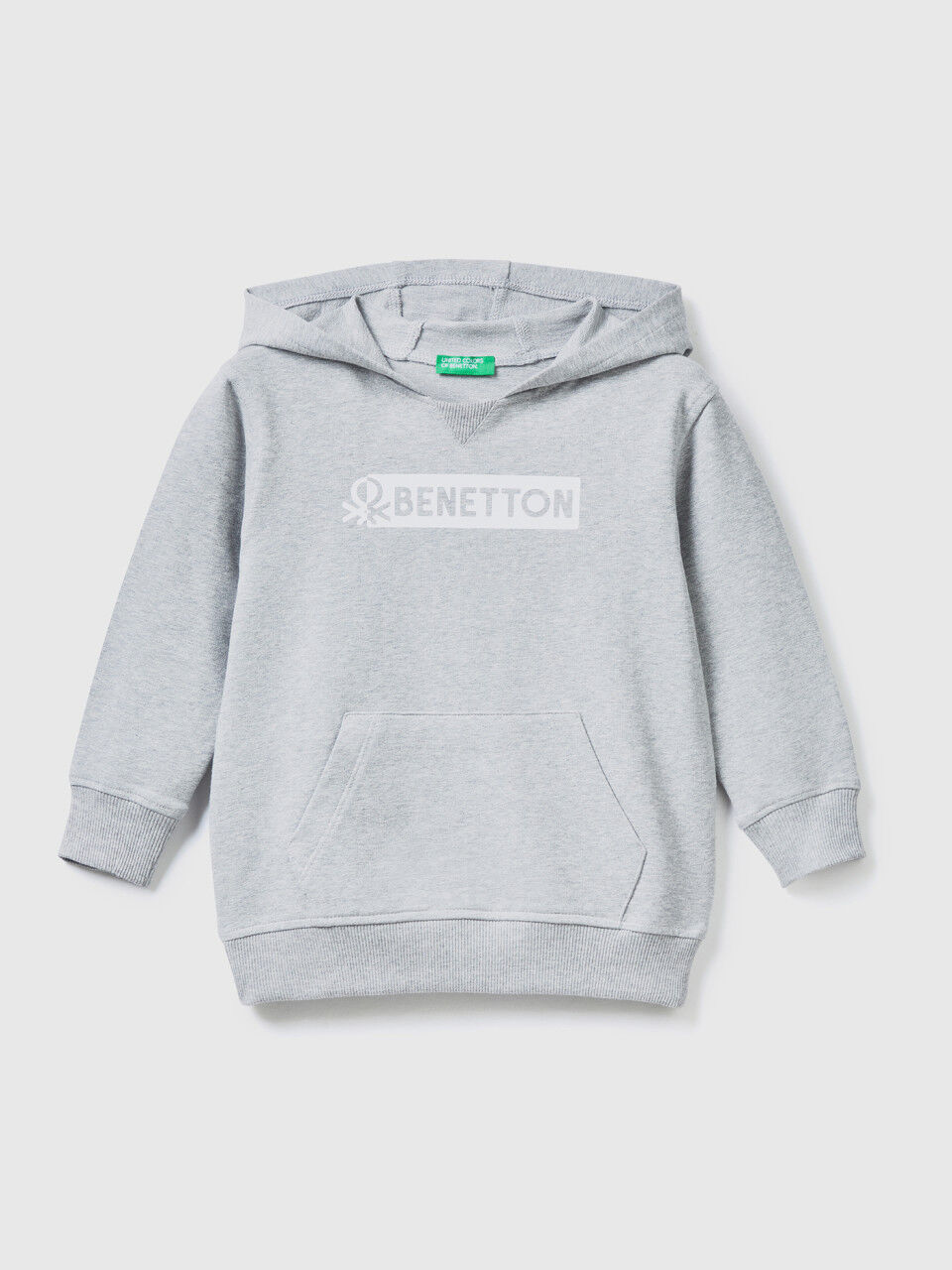 Hoodie in stretch organic cotton