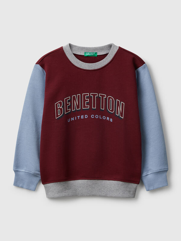 Regular fit sweatshirt with print Junior Boy