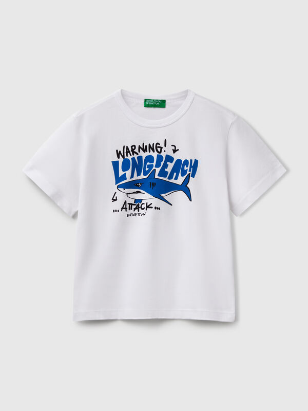 T-shirt with neon print Junior Boy
