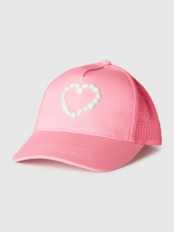 Baseball hat in cotton and mesh Junior Boy