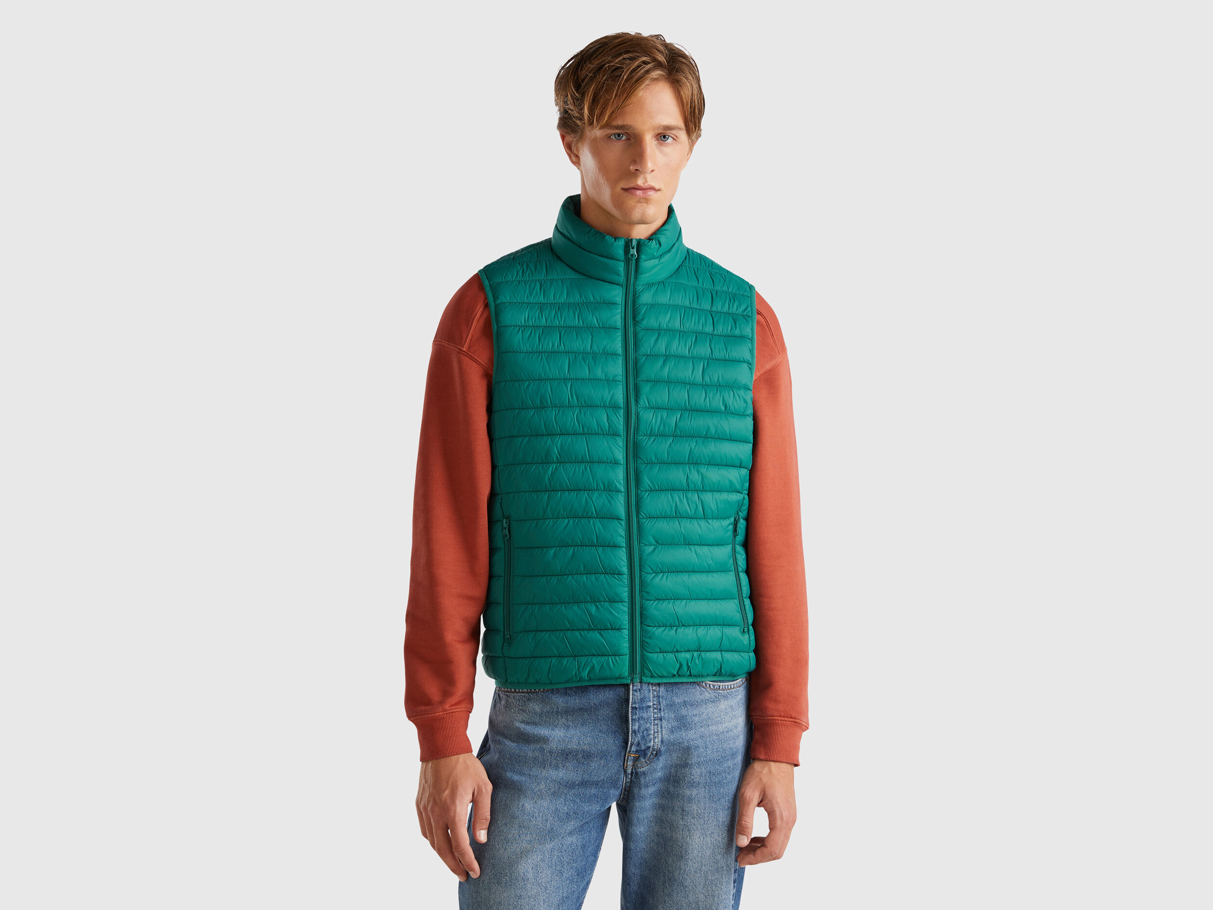 Men s Sleeveless Puffer Jackets New Collection 2024 Benetton