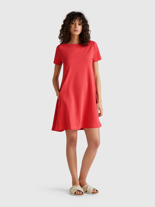 Short flared dress Women