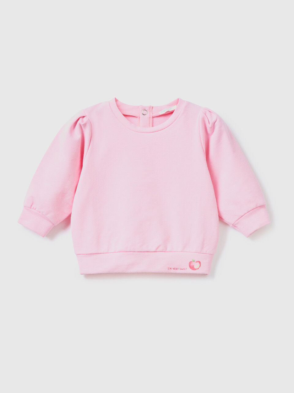 Lightweight sweatshirt in stretch cotton