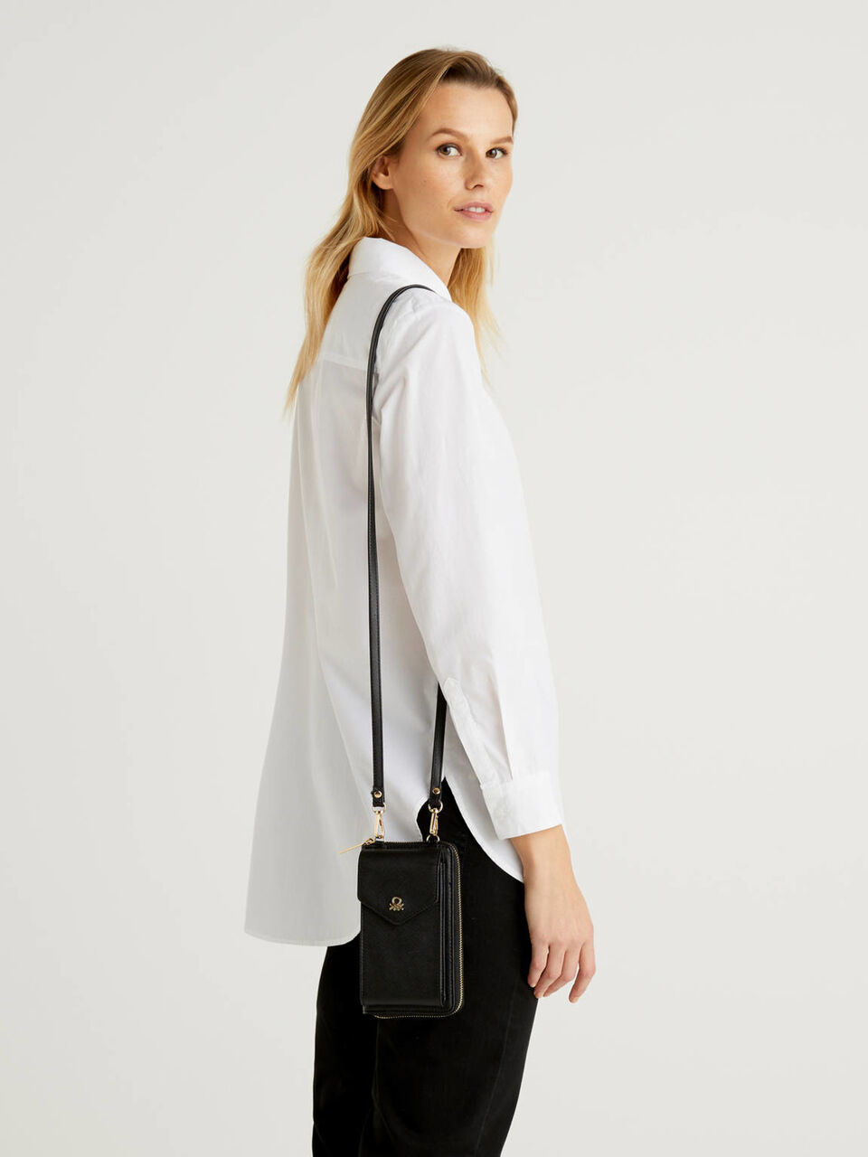 Wallet with crossbody strap image number 2