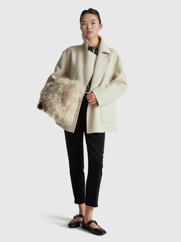 Stretch velvet chinos Women