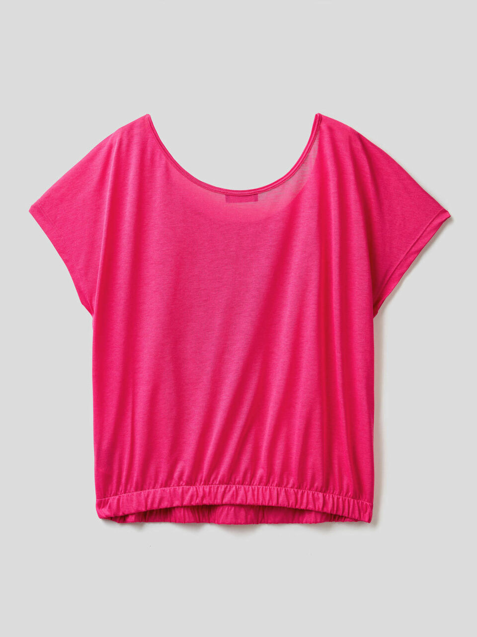 Flowy blouse with round neck image number 2