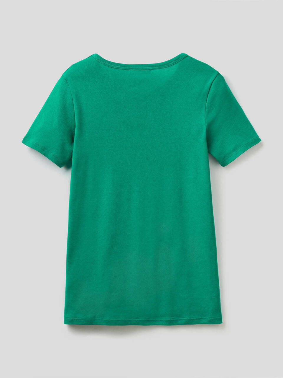 T-shirt in 100% cotton with glitter print logo image number 2