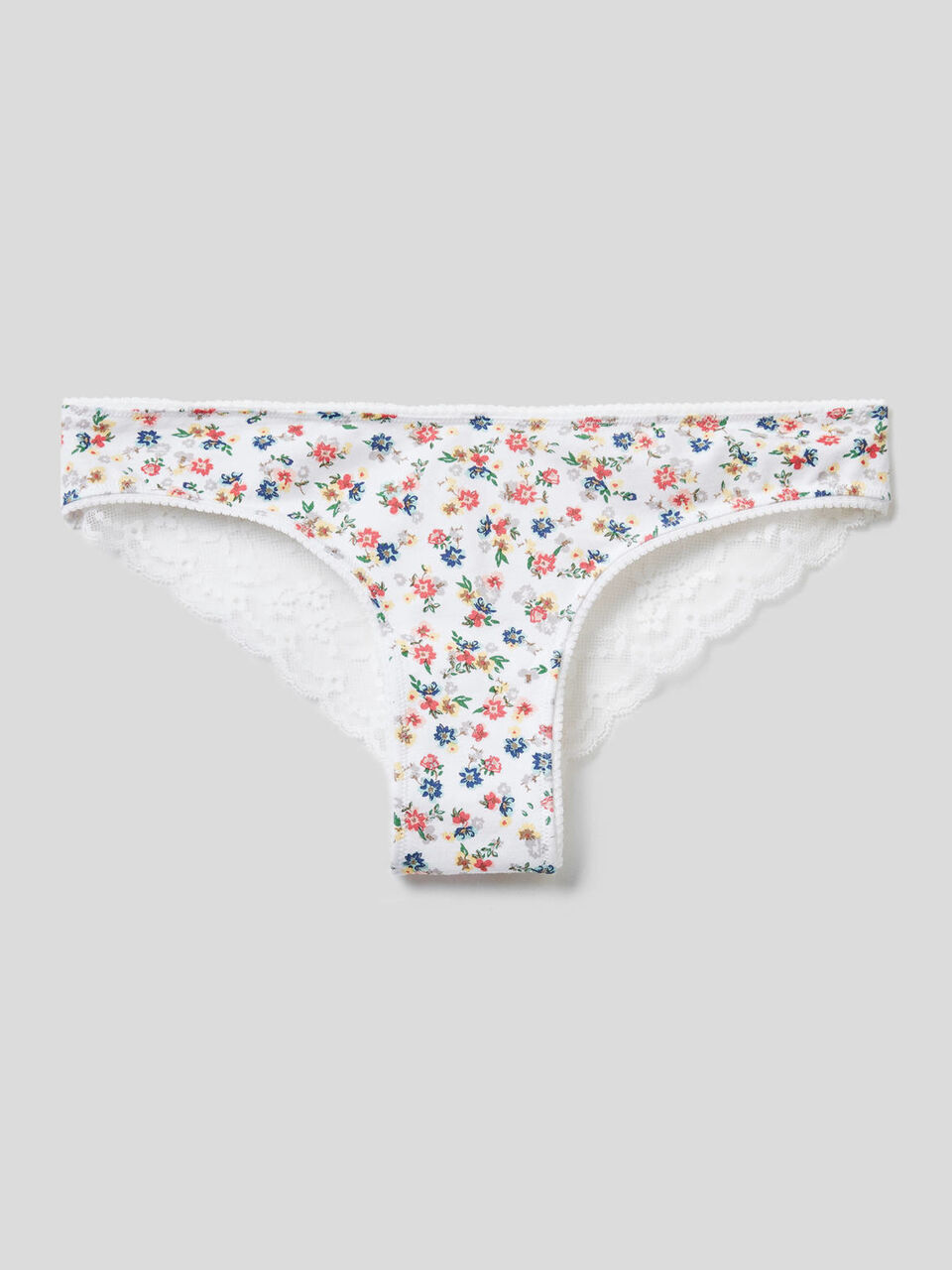 Brazilian underwear with stretch lace back image number 1