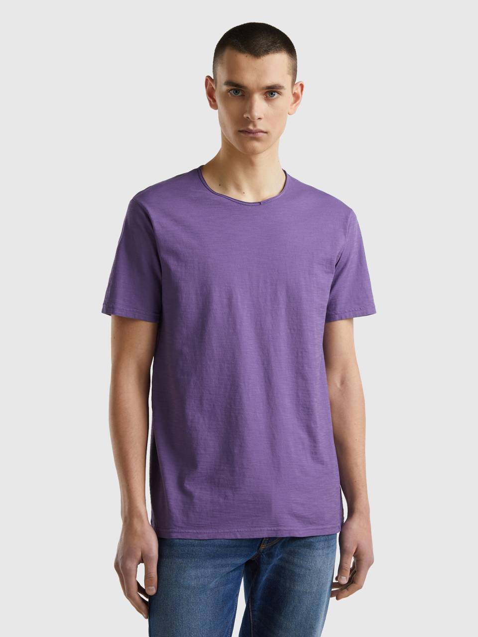 Men purple best sale t shirt